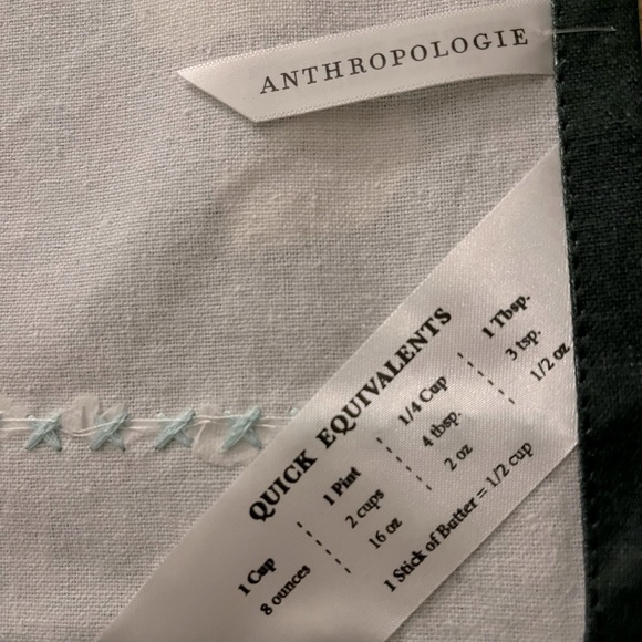 Anthropologie Holiday Dish Towel, Dark Green Bundt Cake Recipe NWOT - Picture 3 of 4